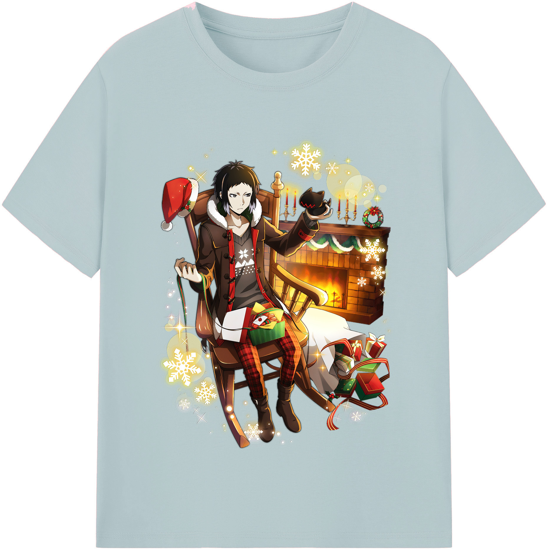 （画像用） 文豪ストレイドッグス Bungo Stray Dogs 綿100％半袖Tシャツ（フロントプリント）